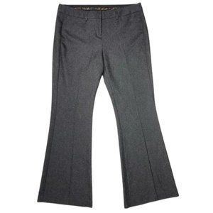 Express Design Studio Gray and Black Flare Dress Pants